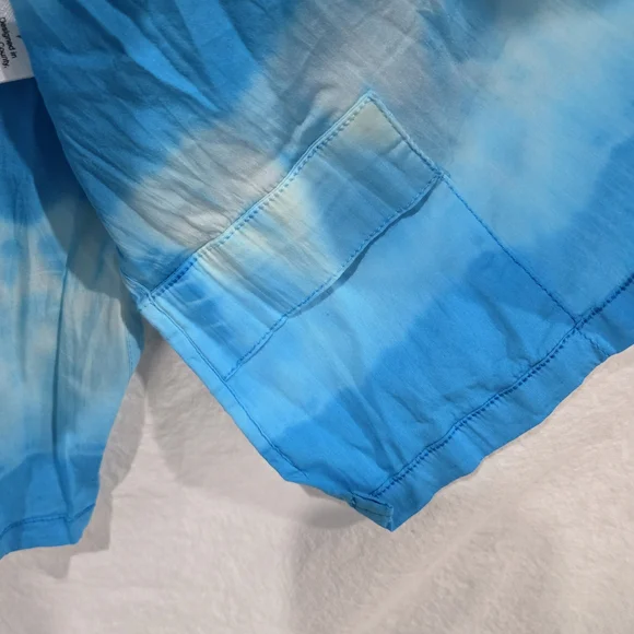 NWOT Athleta Swim Cover Up Cotton Tie Dyed Medium - Picture 5 of 7